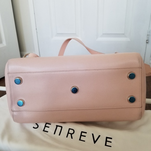 Senreve Pink Leather Backpack - Picture 6 of 8